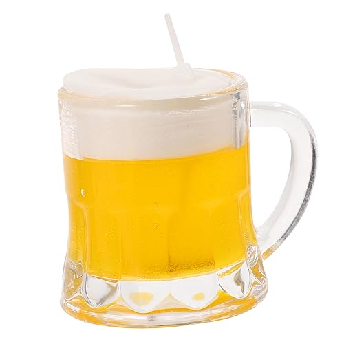 Alasum Bierkrug Kerze Mini-probiergläser Kerzen Mini-Kerzen Duftkerzen in Großen Mengen Bulk-weingläser Blasenkerzen Kerzen Mit Ätherischen Ölen Mini-bierkrüge Schnapsglas Wachs von Alasum