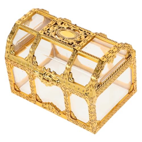 Alasum Goldene Schatztruhe, Geschenkbox, Chinesische Hochzeit, Süßigkeitenbox, Schatztruhe, Partygeschenke, Schatztruhe, Süßigkeitenboxen, Schatztruhe, Süßigkeitenbox von Alasum