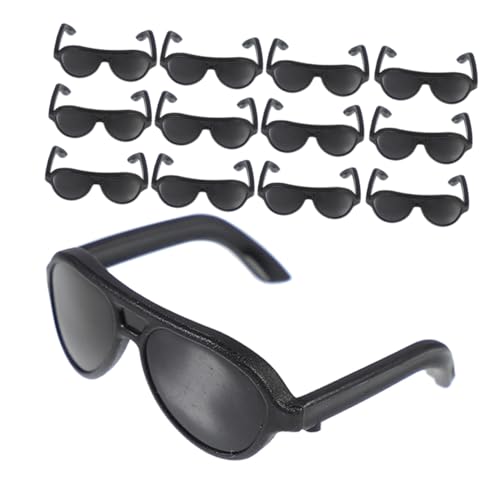 Alasum Puppenbrille Mini Sonnenbrillen Für Puppen Stilvolle Accessoires Für Puppenoutfits Lustige Brillen Für Pro Beutel 2 Beutel Insgesamt von Alasum