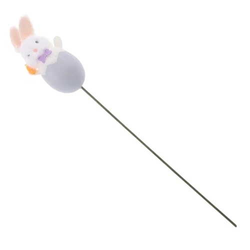 Alasum Osterdekorationen Osterblumenzweig Ostern Tier Picks Simulierte Hühnerstängel Tierbecher-topper Ostern-hähnchen-picks Osterküken-picks Künstliche Blumenpflücker Plastik Violet von Alasum