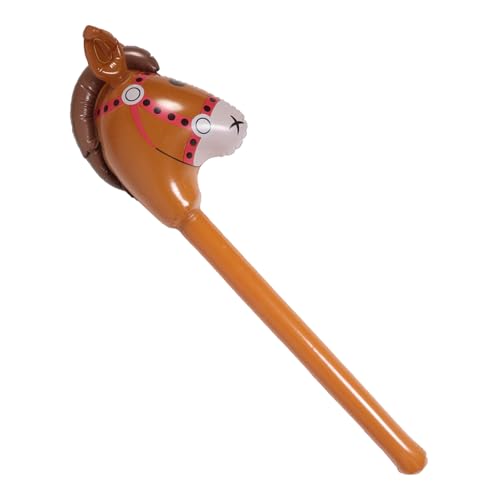 Alasum Pferdekopf Stick Aufblasbarer Pferde Stick Pferde Stick Spielzeug Aufblasbare Tiere Pferd Auf Stick Pferdeparty Dekoration Aufblasbares Cowboy Spielzeug Aufblasbare Pferde von Alasum