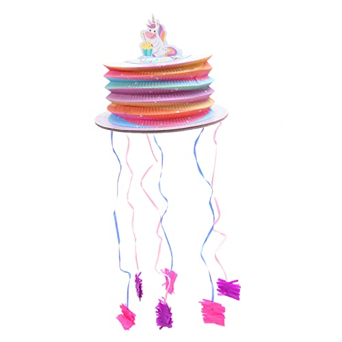 Alasum Pull Pinata Einhorn Für Kindergeburtstag Festliche Party Deko Für Themenfeiern Überraschungsgeschenk Und Für Einhorn Design von Alasum