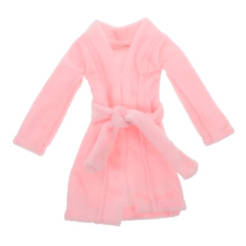 Alasum Puppenkleidungs- Und Zubehörset Miniatur-Bademantel Stilvolles Pyjama-Accessoire Für Puppen Plüschstoff Geeignet Für Puppensammlungen von Alasum