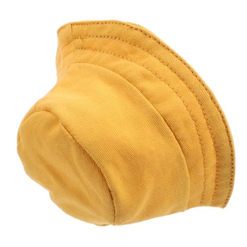 Alasum Puppenkleidungszubehör Lustiger Fischerhut Miniaturen Miniaturhüte Zum Basteln Puppenbastelhüte Miniatur-puppenhut Kleine Hüte Zum Basteln Mädchen Ausgestopft Polyester Yellow von Alasum