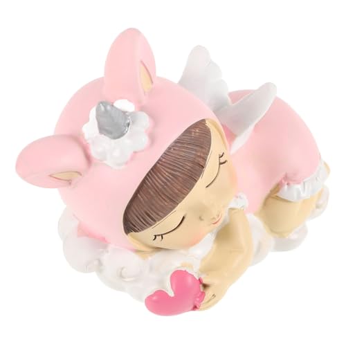 Alasum Schlafender Engel Babyparty Kuchenaufsatz Feen Kuchendekoration Einhorn Geburtstagskuchenaufsatz Mädchen Figur Engel Mädchen Figuren Kuchendeckel Alles Zum von Alasum