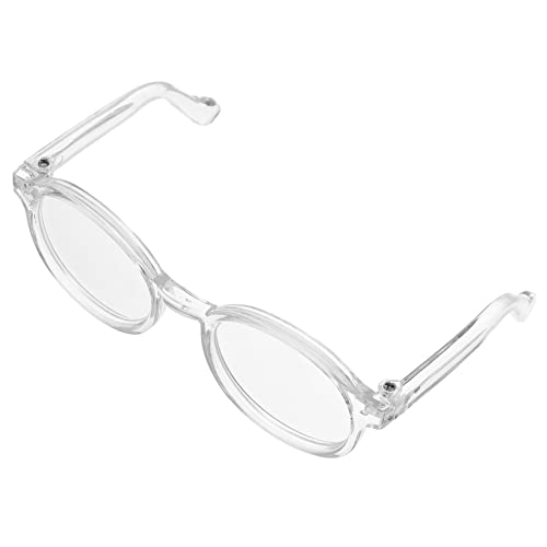 Alasum Brillen Stylische Puppenbrille Robuste Accessoires Für Puppen Transparente Brille Für Kreative Rollenspiele Und Puppenmode Perfektes Zubehör Für Puppenliebhaber von Alasum