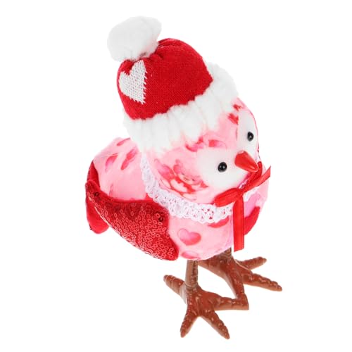 Alasum Süße Valentinstag Vogel Vogel Figur Cartoon Vogel Ornament Vogel Statue Für Tisch Dekoration Urlaub Party Ornament von Alasum