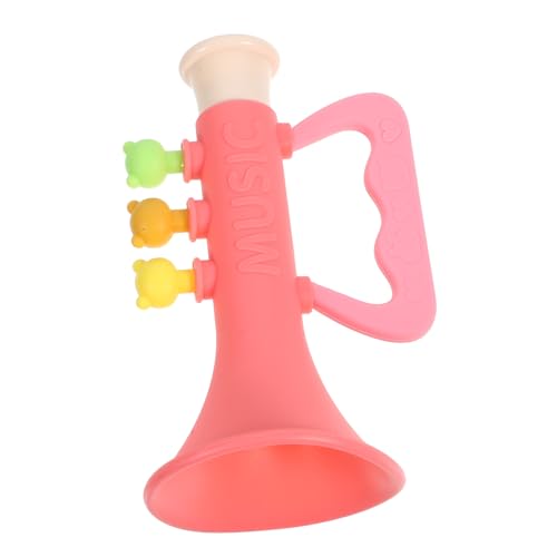 Alasum Trompete Spielzeug Outdoor Spielzeug Kinder Spielzeug Kleine Trompete Spielzeug Trompete Musikalisches Instrument Pfeife Fußball Party-Horn Trompete Requisiten Plastik rot von Alasum