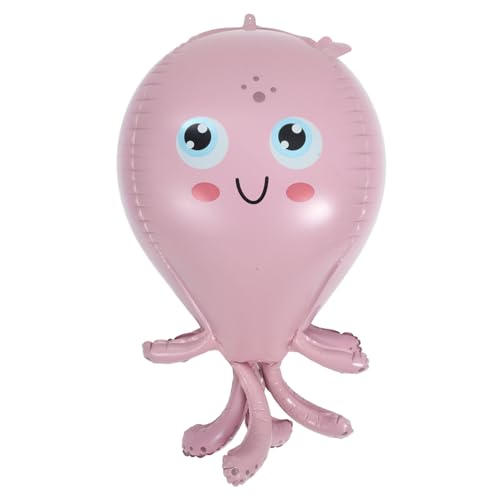 Dreidimensionaler Oktopus-ballon Folienballon Ballonbogen-kit Jumbo-ballons Aufblasgerät Pastellfarbene Luftballons Heliumballonkanister Tragbare Luftpumpe Tank Rosa Aluminiumfolie Alasum von Alasum