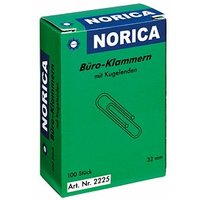 ALCO Büroklammern NORICA silber galvanisiert, 100 St. von Alco