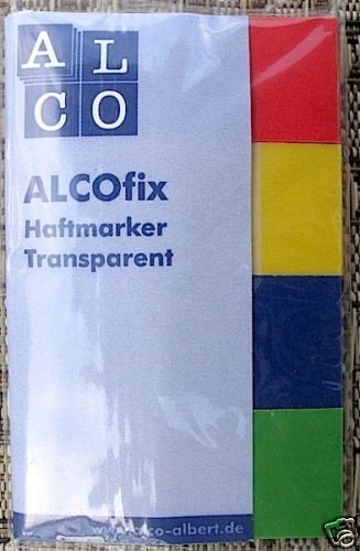 ALCO fix 6833 Haftmarker Film Haftnotizem 160 Streifen von Alco