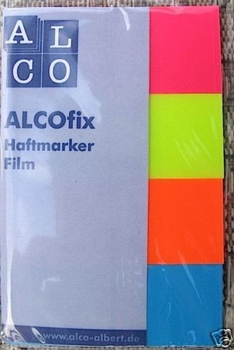 Alco fix 6832 Haftmarker Film Haftnotizem 160 Streifen von Alco