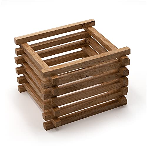ALEKO Premium Eichenholz-Stäbchen, Naturbelassen, Perfekte Dimensionen für DIY Projekte und Handwerk, Vielseitig Einsetzbares Holz-Set für Erwachsene und Handwerker von Aleko Parkett