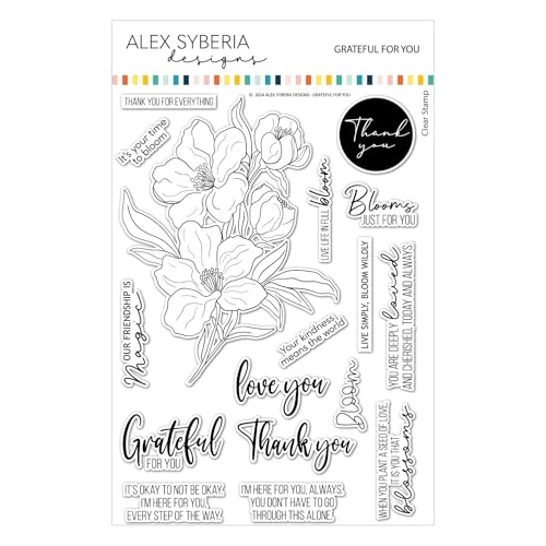 Alex Syberia Designs - Danke für dich, Stempel-Set von Alex Syberia Designs