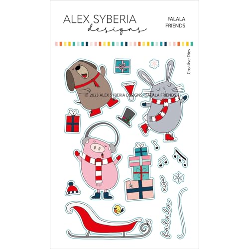 Alex Syberia Designs - Falala Friends Stanzformen-Set von Alex Syberia Designs