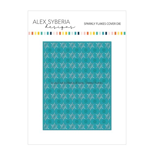 Alex Syberia Designs Glitzernde Flocken-Stanzform von Alex Syberia Designs