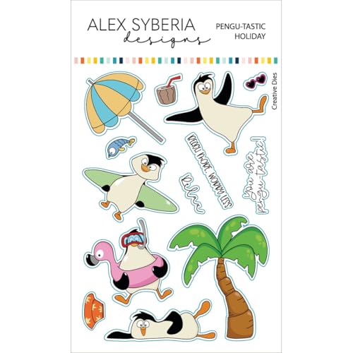 Alex Syberia Designs Pengu-Tastic Stanzformen-Set für Feiertage von Alex Syberia Designs