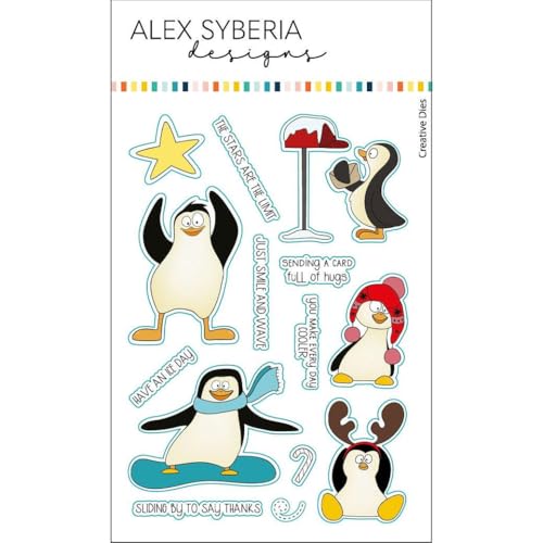 Alex Syberia Designs - Smile and Wave Stanzformen-Set von Alex Syberia Designs