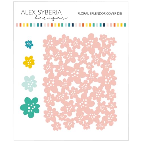 Alex Syberia Designs Stanzform mit Blumenmuster von Alex Syberia Designs