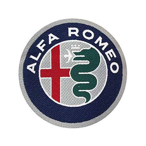 4R Quattroerre.it Aufkleber-Aufnäher, offizielles Logo, Alfa Romeo für Gürtelabdeckung, 75 mm von Alfa Romeo