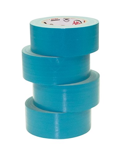 Alfa 4x UV-beständiges Klebeband Gewebeband blau 35 mm x 25m Panzer-Tape Duct Tape von Alfa