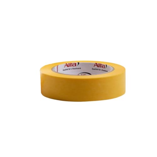 Alfa 1x FineLine GOLD Washi Tape 30 mm x 50 m Profi-Qualität dünnes imprägniertes japanisches Reispapierband PREMIUM-Klebeband von Alfa