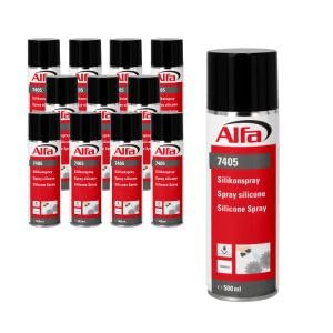 Alfa Silikonspray 500 ml hitzebeständiges und feuchtigkeitsabweisendes Kontaktspray (12) von Alfa