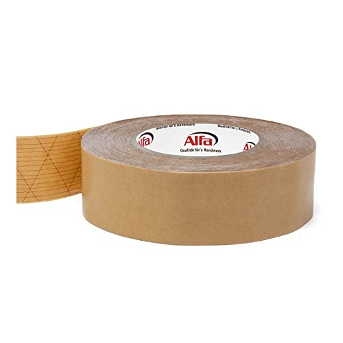 Alfa 1x Sockelleisten Klebeband 55 mm x 50 m doppelseitiges Klebeband mit hoher Anfangs-/Dauerklebkraft zur Montage von Sockelleisten von Alfa