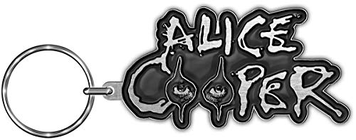 Alice Cooper Eyes Unisex Anhänger Schlüsselanhänger Farbe Silber Zinklegierung von Rock Off