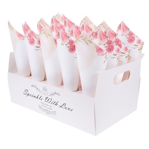 1 Satz Hochzeitspapierprodukte selbstklebende Punkte flache Inhaber Stand Cannoli Vor geschenkverpackung süßigkeiten Blumenstrauß Zapfen hochzeit konfetti Kraftpapier Alipis von Alipis