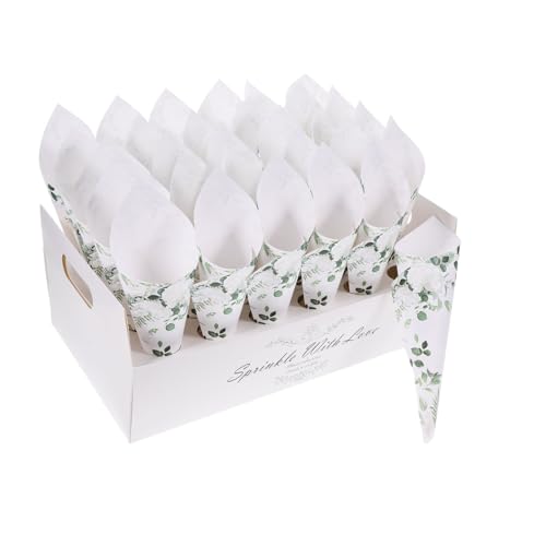 Alipis 1 Satz Hochzeitspapierprodukte Wurstbrett mit Deckel Konfetti-Boxen Wurstzubehör Karte geschenkverpackung hochzeitsschmuck Blütenkegel aus Kraftpapier hochzeit konfetti von Alipis