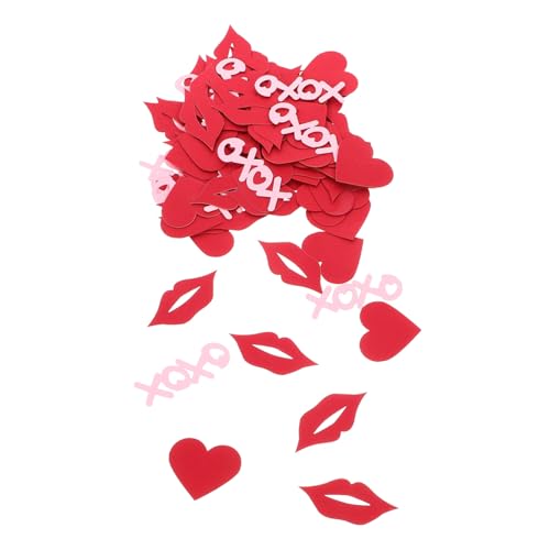 Alipis 1 Satz Konfetti zum Valentinstag Wand Dekoration Chiffon Girlande rotes Konfetti eins konfettiballone schreibtischdeko dekoset Konfetti-Foto-Requisiten Valentinstag Konfetti Papier von Alipis