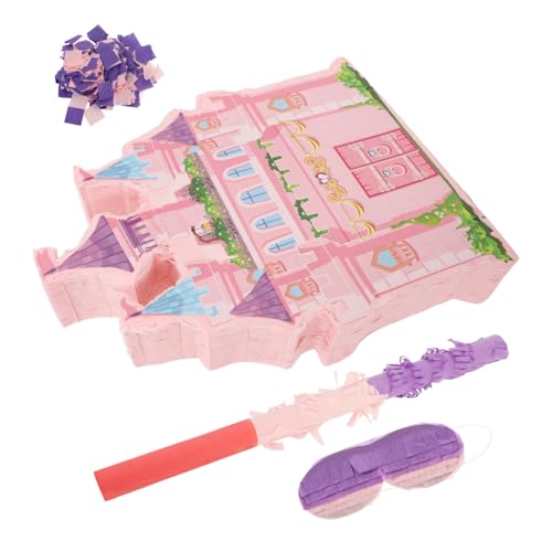 Alipis 1 Satz Prinzessin-schloss-pinata Prinzessin Gastgeschenke Süßigkeitenhalter Pinata Pinata-partyspiel Pinata Für Kinder Pinata-spiel Für Kinder Weihnachtsfeier Piñata Papier von Alipis