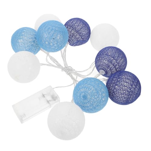 Alipis 1 Stück Baumwolle Ball Fee Leichte String Indoor Dekorative Lampe String Ornament von Alipis