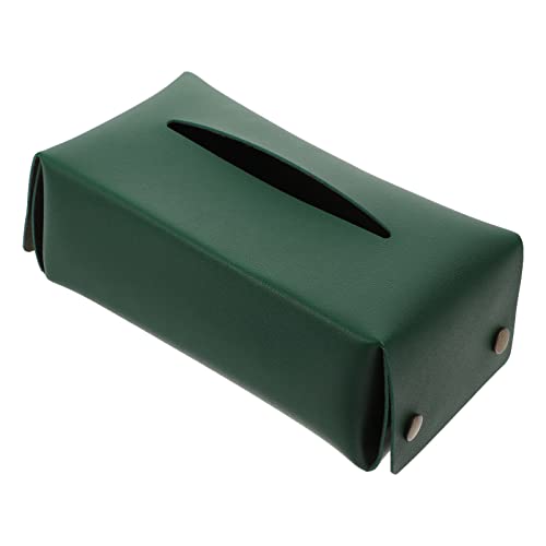 Alipis 1 Stück Karton Pappschachtel einfach Container Papiertuchspender Rattan spülbar aufbewahrungsdose Storage Boxes pappkarton wasserdichte Stofftasche Aufbewahrungsbehälter Pu Green von Alipis