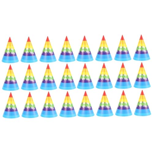 Alipis 100 Stk Partyhüte für Kindergeburtstage Partyhüte Geburtstagshut Partykronenhüte festlich stutzenhalter Geburtstagsparty-Kappe Geburtstagsmützen für Kinder Geburtstag liefert von Alipis