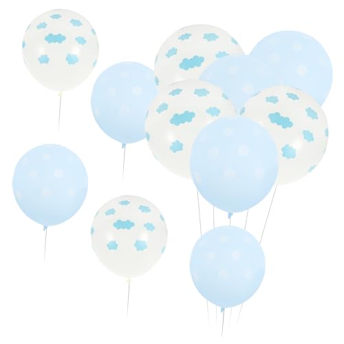 Alipis 100St Latexballons Hochzeitsbankett Dekoration Ballballons Gedenkballons Babyballons Festivalballons wedding decor luftballons ballonie luftballone Ballonstrauß Partyballons Blue von Alipis