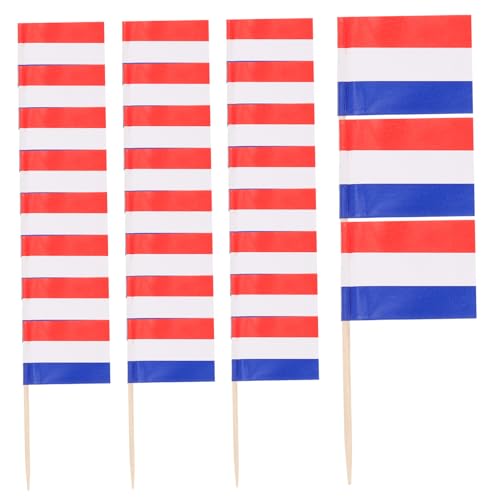 Alipis 100st Fahnenzahnstocher Essbar Kuchen Euro Flaggen Cocktail-flagge Auswählen Dessert-topper Essen Obst-food-picks Auswahl Der Weltflagge Zielflagge Früchte Pflücken Holz Stoff von Alipis