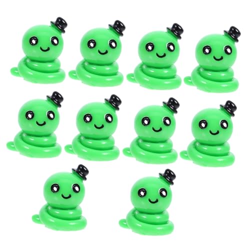 Alipis 10St Mikro-Landschaftsverzierung winziges Mini- kleine Tierfiguren Tiere kuchendekoration Mini tierfiguren Mini-Tierskulptur aus Kunstharz Miniatur-Tiermodell Green von Alipis