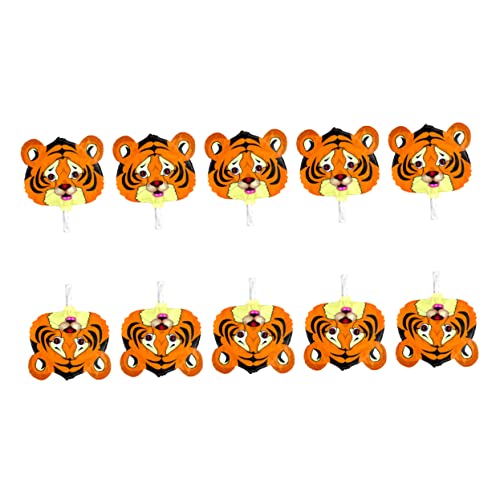 Alipis 10St Tiger-Ballon hintergrunddekoration des neuen jahres Kinderballon aus Aluminiumfolie ' party decorations tierluftballone weihnachtsdeko Luftballons mit Tiermuster von Alipis