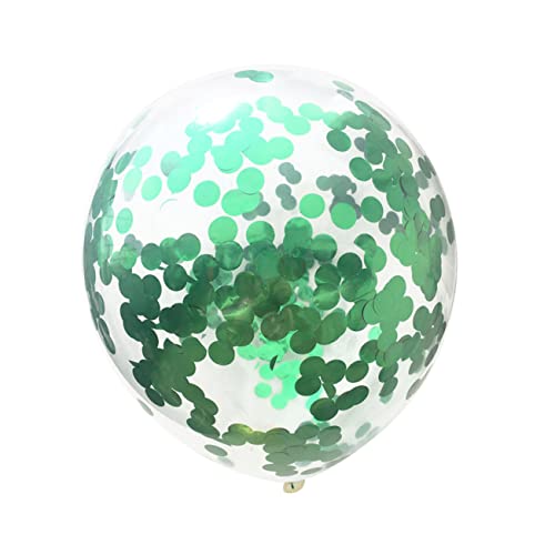 Alipis 15 Stück 12 Zoll Latexballons Mit Konfetti Partyzubehör Für St Patrick's Day Luftballons 3 Farben 5 Stück Pro Farbe Perfekt Für Geburtstagsfeiern Und Festlichkeiten von Alipis