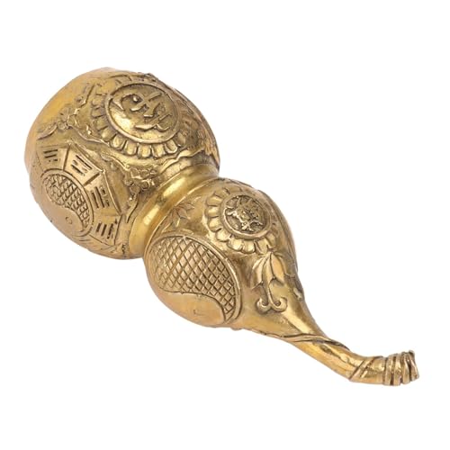 Alipis 1Stk Kupfer-Kürbis-Ornamente tragbarer Teig süßer Schimmel Retro-Dekoration glückliche Dekoration Sieb Kupfer Gourd Kupfer Ornament Desktop-Kürbis-Ornament Kürbis Handwerk Messing von Alipis