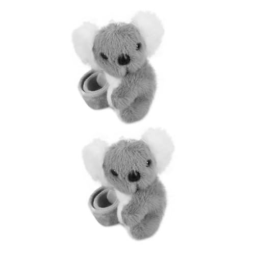 Alipis 2 Stück Armband Koala Stofftier Goodie Bags Slap Wrist Tier Slap Slap Armbänder Slap Spielzeug Koala Snap Armbänder Plüsch Snap Armbänder Festival Snap Armbänder von Alipis