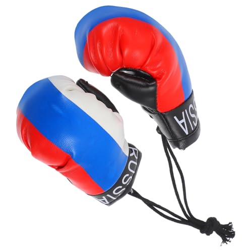 Alipis 2 Stück Boxhandschuh Anhänger Autozubehör Für Autodekor Outdoor Zubehör Schlüsselanhänger Autozubehör Boxhandschuhe Autospiegel Autospiegel Zubehör Boxhandschuhe Pvc von Alipis