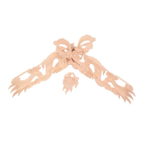 Alipis 2 Stück Holzschnitzerei-Dekoration Barockapparat Mantels Kommode Overlay Möbeldekoration Holz geschnitzte Onlays Schrankdekor Eck-Onlay-Applikation tägliche Möbelverzierungen Beige Alipis 2 Stück Holzschnitzerei-Dekoration Barockapparat Mantels Kommode Overlay Möbeldekoration Holz geschnitzte Onlays Schrankdekor Eck-Onlay-Applikation tägliche Möbelverzierungen Beige von Alipis