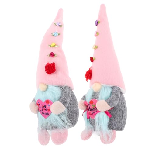 Alipis 2 Stück Wichtel-Ornamente Zum Muttertag Wichtelpuppen Aus Plüschstoff Wohndekoration Und Für Sie Alipis 2 Stück Wichtel-Ornamente Zum Muttertag Wichtelpuppen Aus Plüschstoff Wohndekoration Und Für Sie von Alipis