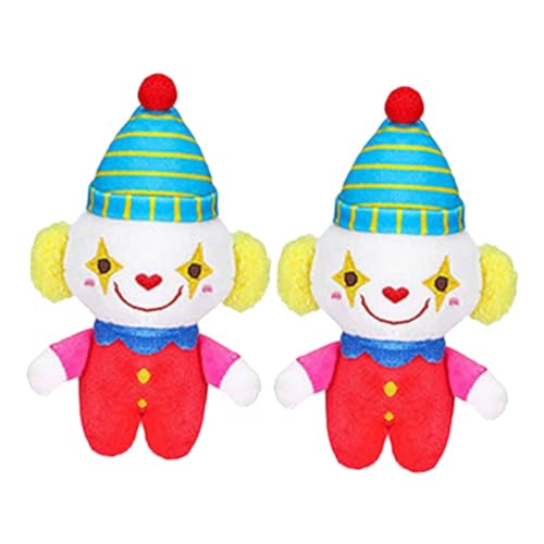 Alipis 2 Stück Zirkus Schlüsselanhänger Schlüsselanhänger Halloween Schlüsselanhänger Schlüsselanhänger Schlüsselanhänger Schlüsselanhänger Für Schlüssel Süßer Clown Anhänger von Alipis