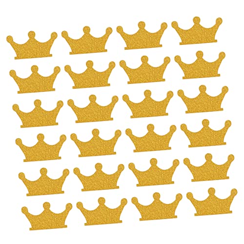 Alipis 200St Kronenparty Konfetti Crown Confetti. Partyzubehör scrapbook scheckheft aufkleber hochzeit Prinzessin Krone Geburtstag Konfetti tisch dekoratives konfetti Mini schmücken von Alipis