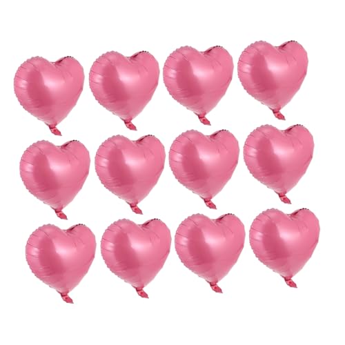 Alipis 24 Stück Dekorative Luftballons Braut Luftballons Valentinstag Party Luftballons Zarte Luftballons Partyzubehör Aluminium Folien Luftballons Hochzeits Luftballons Layout von Alipis