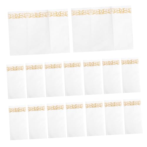 Alipis 25St Staubfreie Papierhandtücher gelbe Pappteller faltbar Platte hochzeit servietten party servietten Tischservietten dekorative Papierservietten Staubfreies Papier Golden von Alipis